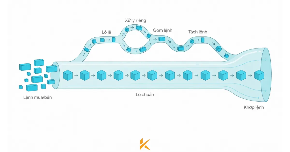 Cơ chế tăng tốc thanh khoản nhờ tiêu chuẩn hóa lot Cơ chế tăng tốc thanh khoản nhờ tiêu chuẩn hóa lot