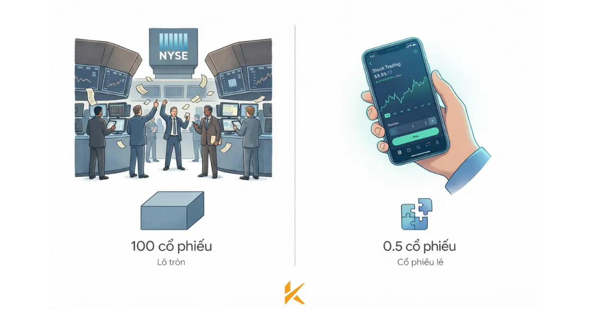 Sự phá vỡ quy chuẩn round lot trên thị trường quốc tế Sự phá vỡ quy chuẩn round lot trên thị trường quốc tế